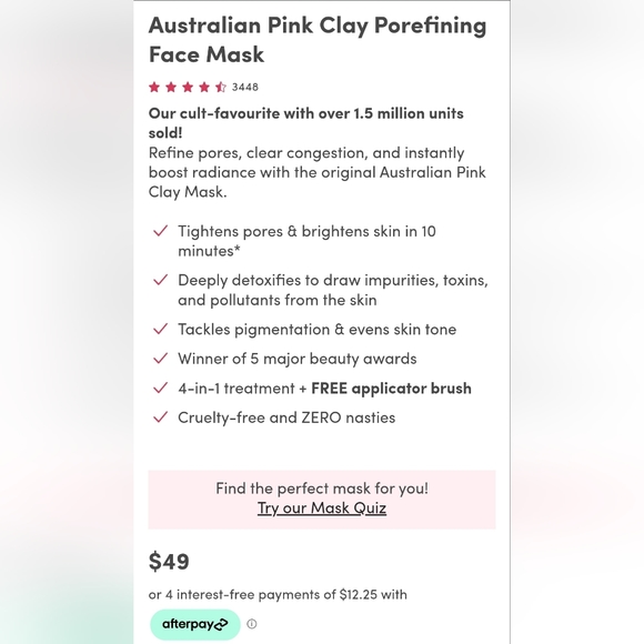 Sand& Sky Perfect Skin Bundle. Australian Pink Clay Face Mask Set NEW - Picture 11 of 16